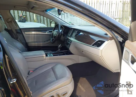 2016 Hyundai Genesis 3.8 из США, поврежденный, VIN KMHGN4JE5GU106413